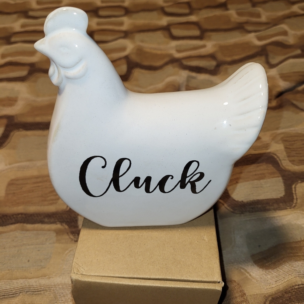 Ceramic chicken
